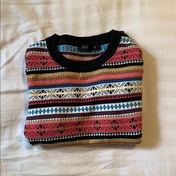Colorful Christmas aztec symbol sweater - Picture 4 of 4